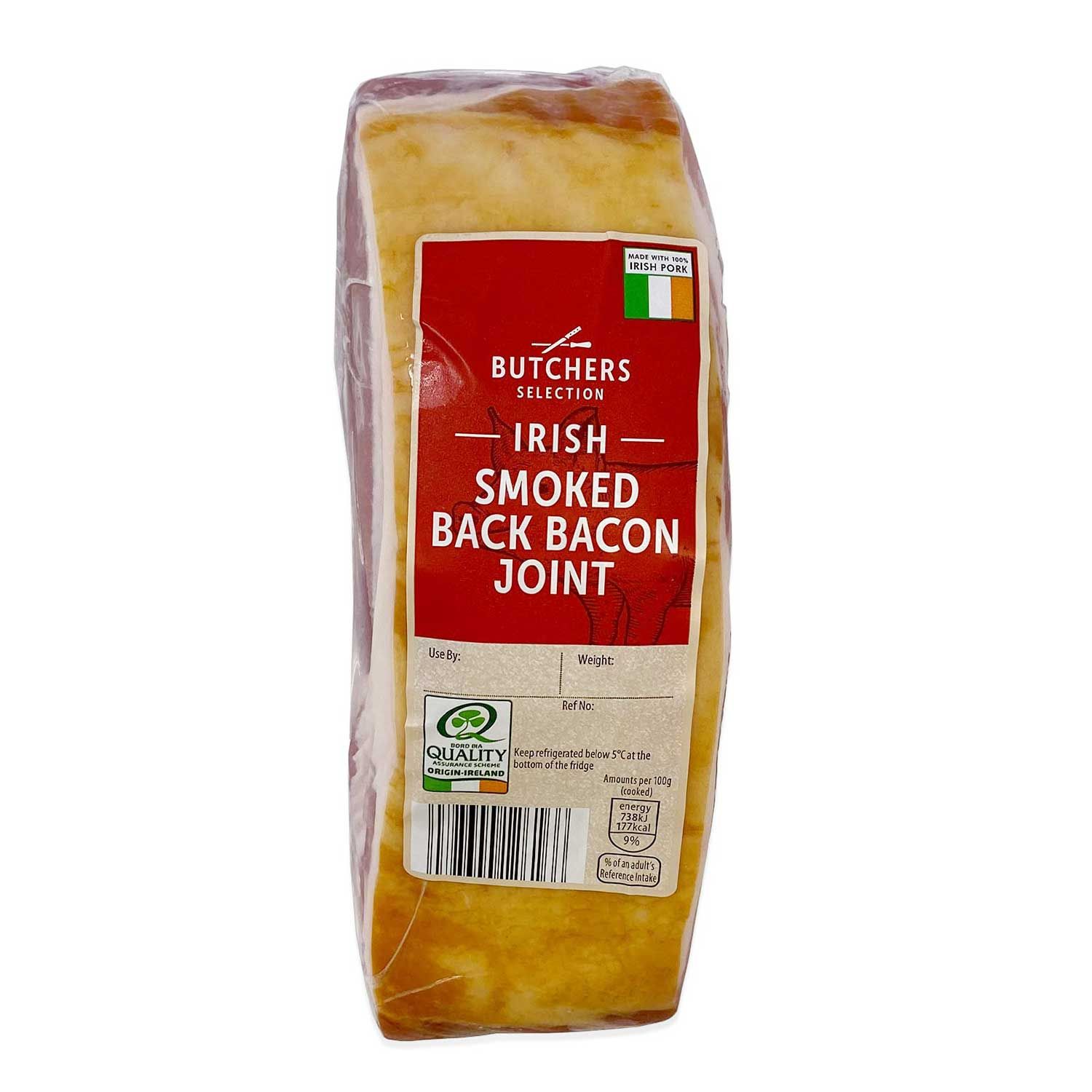 Irish Beechwood Smoked Back Bacon Joint 700g Butcher's Selection